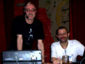 Wir (Kurt und Ralf) machten die Musik und den Workshop/ we (Kurt & Ralf) are DJ-ing and giving workshops