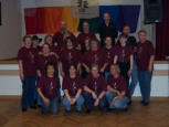 Gruppenbild mit Alan Haywood /Pic of the group with Alan Haywood